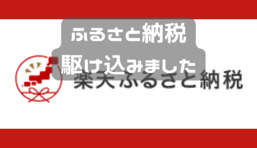 今年のふるさと納税駆け込みました。